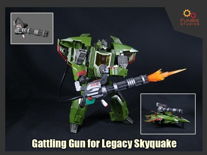 gattling gun transformers legacy skyquake 3d print model - Mito3D