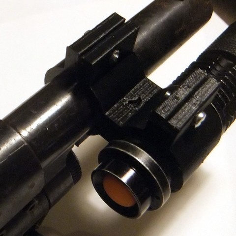 12 gauge shotgun flashlight mount various sport outdoors tactical light mossberg maverick 3D print model - Mito3D