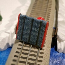 valutare traccia più pulito tipi brani 3 rotaia scala Ferrovia modello treno attrezzo guidato tester elettronico 3d print model - Mito3D
