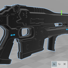 gauss tüfek Yıldız Gemisi 3d print model - Mito3D