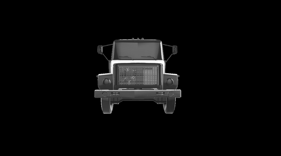 gaz 3309 voitures camion voiture camions pétrolier tracteur commercial véhicule autocamion lkw 3d print model - Mito3D