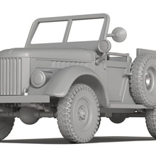 gaz 69 Krankenwagen 3d print model - Mito3D