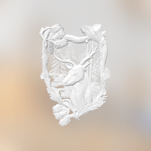 gazelle buste de la forêt cadre art 3d print model - Mito3D