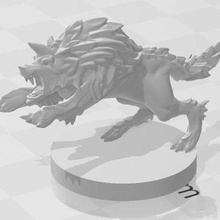 gazelle Roi mythique bêtes yugioh donjon dé monstres Jeu ddm 3d print model - Mito3D