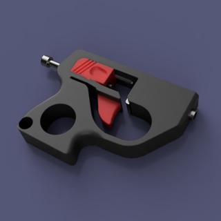 gb 22 mini test fired 6mm espacios blanco alarma pistola apuntalar 3d print model - Mito3D