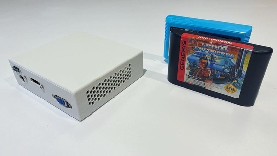 gbs control kompakt muhafaza hdmi ses usb c gbs8200 gbsc gbscontrol 8200 kontrol retro oyun yükseltici video oyunlar konsollar 3d print model - Mito3D