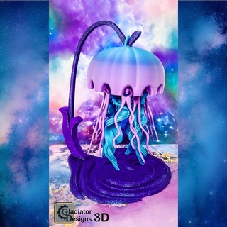 gd3d articulated jellyfish ocean beach sea 3d print model - Mito3D