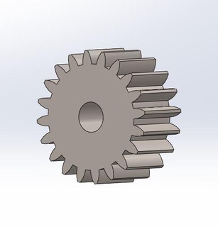 gear gear gears spur  3d print model - Mito3D