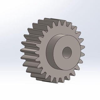 gear gear spur hub  3d print model - Mito3D