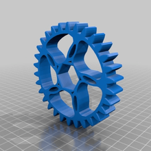 gear 30t verschiedene engineering 3d print model - Mito3D