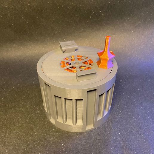 équipement boîte argent hexagonal scatola engrenages conception 3D print model - Mito3D