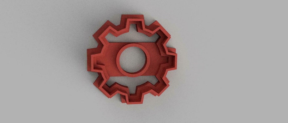 gear cookie cutter cutters cookies 3d print model - Mito3D