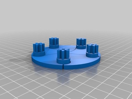 dişli iris v03 Kutu yeniden kapamak konteynerler organizasyon depolama 3d print model - Mito3D