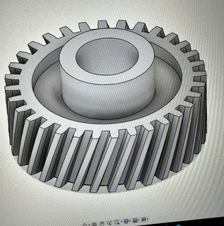 gear machine constanta4 gear  3d print model - Mito3D