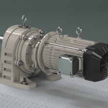 gear motor - foot mount tool gearmotor engineering engineers 3d print model - Mito3D