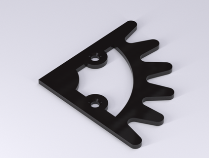 gear quarter decoration Tools 3d printing 3d print model - Mito3D