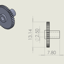 gear wheel tool 3d print model - Mito3D