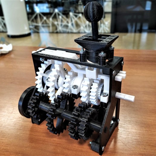 Getriebe verschiedene caja cambio Auto Autos Bildung engineering funktionale Gang Zahnräder - Schaltung mechanik motor racing sport sportcam 3D print model - Mito3D