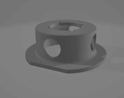 gearbox mount bell housing motor 3d print model - Mito3D