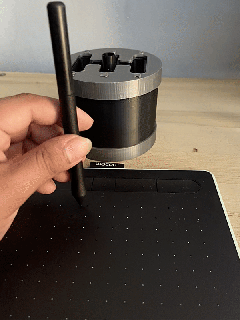 gearbox pen holder Gadget 3d print model - Mito3D
