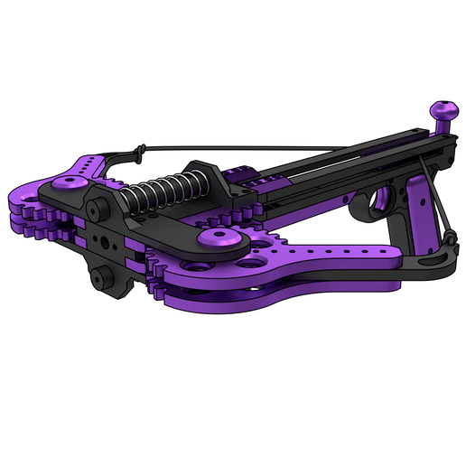 geared crossbow 3D print model - Mito3D