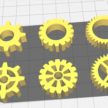 gears tools diy mechanism 3d print model - Mito3D
