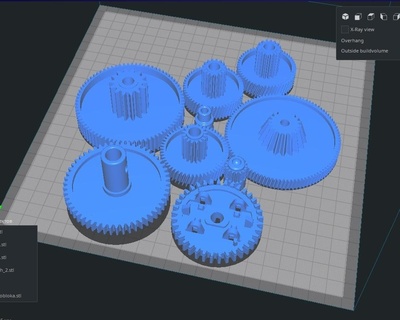 gears household appliances gear meat grinder blender combine spare part mixer 3d print model - Mito3D