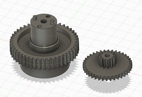 engranajes mecanismo 3d print model - Mito3D