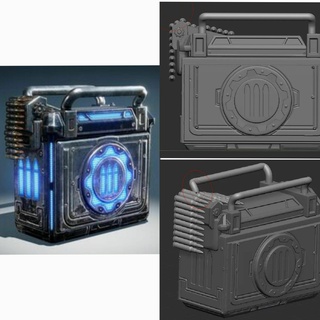 gears war medium ammo pack crate gearsofwar lifesize cosplay prop replica game deltasquad 3d print model - Mito3D