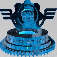 gears war trophy games 3d logo game award 3d print model - Mito3D