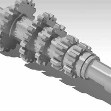 gearshaft modello 3d di stampa strumento design industriale stl educativo 3d print model - Mito3D