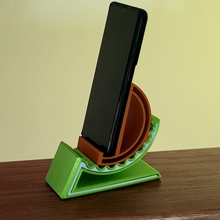 suporte engrenagem phone ficar pé acessório 3d print model - Mito3D