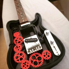 geartar tool guitar electric musical instrument 3d print model - Mito3D