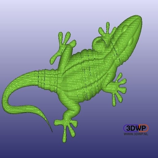 gecko game animal lizard wall hanger mount animals 3D print model - Mito3D