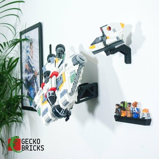 gecko bricks wall mount star wars ghost & phantom ii 75357 3d print model - Mito3D
