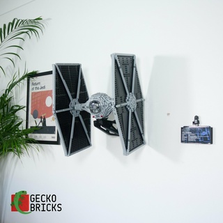 geco ladrillos pared montar estrella guerras ucs Corbata combatiente 75095 3d print model - Mito3D