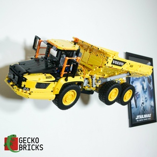gecko bricks wall mount technic 6x6 volvo articulated hauler 42114 3d print model - Mito3D