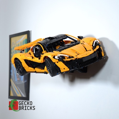 geco mattoni parete montare tecnico mclaren p1 42172 macchina 3d print model - Mito3D