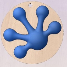 gecko parmak izi ev anahtar halkası kertenkele künye hayvanlar 3d print model - Mito3D
