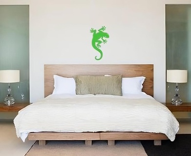gecko wall art cool unique animal lizzard 3d print model - Mito3D