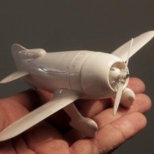 gee bee r2 von golden age air racer gadget Flugzeug scale-Modell der Miniatur Kunst - Spielzeug Modellierung 3d print model - Mito3D