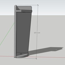 geeetech a20 stand foot 3d print model - Mito3D