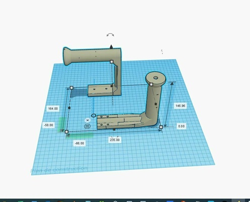 geeetech a20t coil support 3d print model - Mito3D