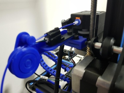 geeetech a30 filament sensor support bmg extruder bondtech holder mount 3d printer accessories 3d print model - Mito3D