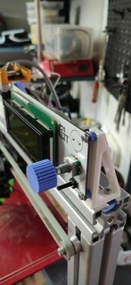 geeetech gt lcd holder 40x40 aluprofile 3d printer parts 3d print model - Mito3D