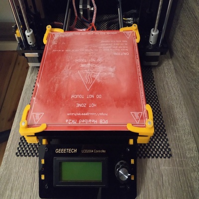 geeetech prusa i3 pro b cama nivel conjunto 3d impresora partes 3d print model - Mito3D