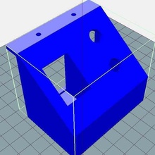 geeetech prusa i3b - front switch box remix tool 3d printer accessories 3d print model - Mito3D