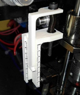 geeetech eixo interruptor parafuso escala cama nivelamento compasso calibre i3b acrílico 3d impressão 3d print model - Mito3D