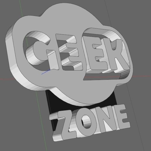 geek area home door 3D print model - Mito3D