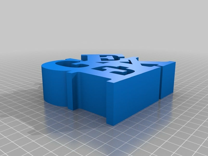 geek personalizzato sculture 3d print model - Mito3D